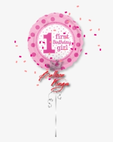 1st Birthday Girl - 1st Birthday Boy Balloons Png, Transparent Png, Free Download