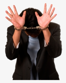 Man With Handcuffs Png , Png Download - Man In Handcuffs Transparent, Png Download, Free Download