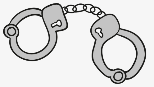 Handcuffs Clip Art - 8th Amendment Drawing Easy, HD Png Download, Free Download