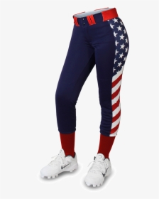 Blue And Red Softball Pants, HD Png Download, Free Download