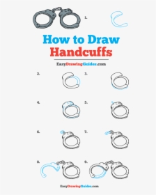 How To Draw Handcuffs - Like Us Follow Us, HD Png Download, Free Download