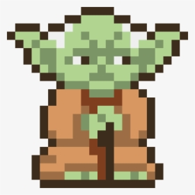 Pixel Yoda Clipart , Png Download - Minecraft Yoda Pixel Art, Transparent Png, Free Download