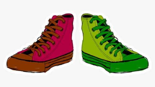 Shoe Sneakers Designer Footwear - Transparent Cartoon Shoes, HD Png Download, Free Download