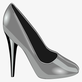 Silver Shoe Clip Arts - Shoe Clip Art, HD Png Download, Free Download