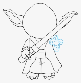 How To Draw Yoda From Star Wars Really Easy Drawing - Yoda Easy Face Drawing, HD Png Download, Free Download