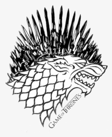 Game Of Thrones Stark Iron Throne Clip Art Library - Game Of Thrones Stark Logo, HD Png Download, Free Download
