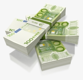 100 Euro Note 50 Euro Note Money Banknote - Stack Of Euros Png, Transparent Png, Free Download