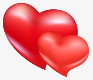 39555 - Two Red Hearts Clipart, HD Png Download, Free Download