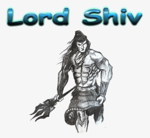 Lord Shiv Png Free Pic - Sketch, Transparent Png, Free Download