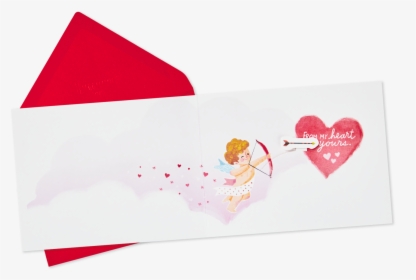Happy Heart Day Cupid Mini Pop Up Valentine"s Day - Heart, HD Png Download, Free Download
