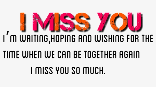 Love And Miss You Png By Shiv - Graphic Design, Transparent Png, Free Download