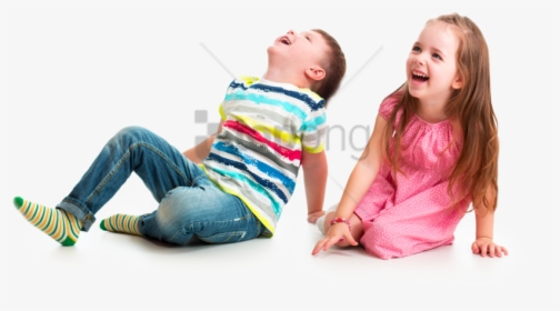 Free Png Children Sitting Png Png Image With Transparent - Laughing Child Png, Png Download, Free Download