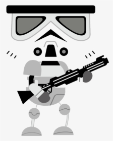 Stormtrooper Storm Trooper Star Wars Clipart Transparent - Star Wars Clipart Stormtrooper, HD Png Download, Free Download