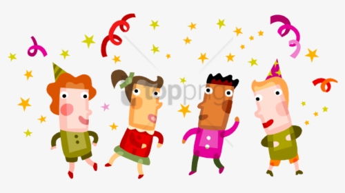 Transparent Children Clipart Png - Party Kids Clipart, Png Download, Free Download