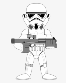 Stormtrooper Darth Vader Clipart Storm Trooper Image - Stormtrooper Clipart, HD Png Download, Free Download