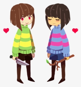 Frisk And Chara In Undertale - Undertale Frisk, HD Png Download, Free Download
