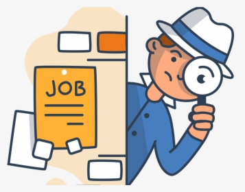 Find A Job Cartoon, HD Png Download, Free Download