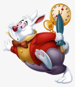 Alice In Wonderland Animated Characters - Alice In Wonderland Disney White Rabbit, HD Png Download, Free Download