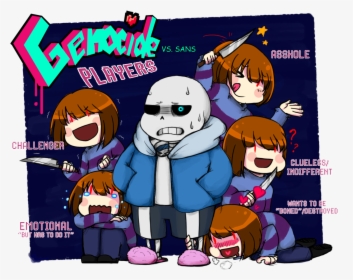 Sans A88hole Players Challenger Css/ Cluele Indifferent - Undertale Sans Chara Frisk, HD Png Download, Free Download