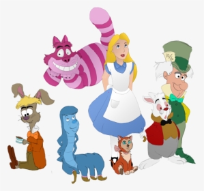 Alice In Wonderland Clipart Png Download - Cartoon, Transparent Png, Free Download