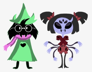 Ralsei And Muffet (png) By Boifahadlami On - Muffet Png, Transparent Png, Free Download