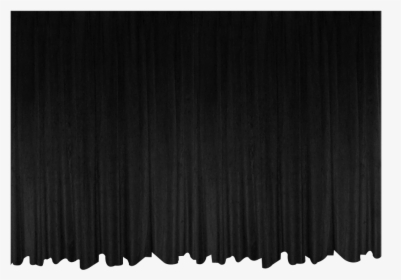 Black Curtain Png - Monochrome, Transparent Png, Free Download