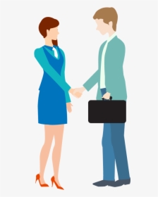 People Clipart Handshake Download - People Greeting Each Other, HD Png Download, Free Download