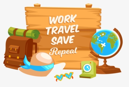 Traveling Clipart Vector - Tour And Travel Png, Transparent Png, Free Download