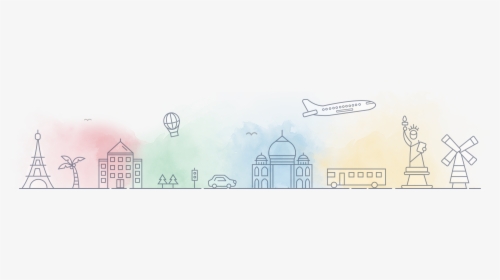 Zoho Invoice For Travel & Tourism Industry - Travel Banner Png, Transparent Png, Free Download