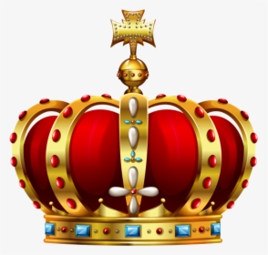 Scking King Crown Object God Red Ftestickers - Red Crown, HD Png Download, Free Download