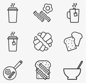 Breakfast - Straight Hair Icon, HD Png Download, Free Download