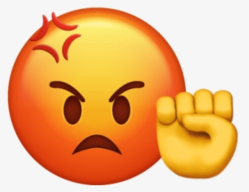 #angryemoji #angry #emoji #emojiiphone - Smiley, HD Png Download, Free Download