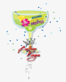 Margarita Paradise Glass - Wine Glass, HD Png Download, Free Download