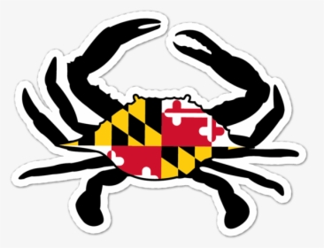 Maryland Flag Crab Transparent, HD Png Download, Free Download