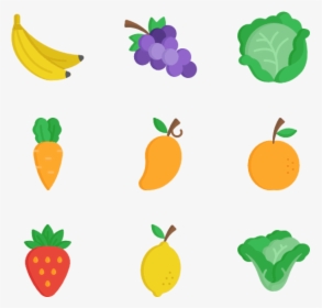 Fruits And Vegetables Png - Fruits And Vegetable Icon, Transparent Png, Free Download
