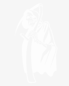 Grim Reaper Png - Sticker De La Santa Muerte, Transparent Png, Free Download