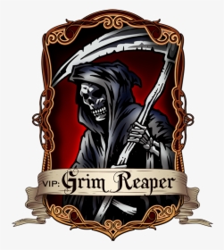 Transparent Vip Png - Reaper Transparent Grim Reaper Png, Png Download, Free Download