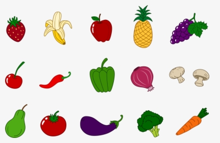 28 Collection Of Fruits And Vegetables Clipart Png, Transparent Png, Free Download