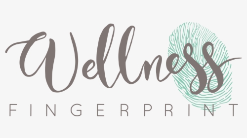 Wellness Fingerprint Logo - Calligraphy, HD Png Download, Free Download