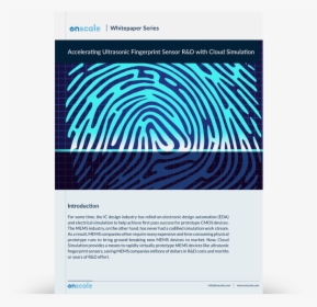 Onscale Ultrasonic Fingerprint Sensor Whitepaper Ebook - Fingerabdruck Scan, HD Png Download, Free Download