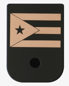 Puerto Rico Flag Brass Black Traditional Finish Mag - Circle, HD Png Download, Free Download