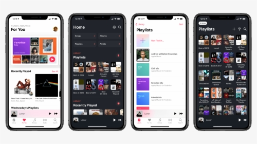 Comparing The For You And Playlist Pages Between Music - Apple Health Sources Ios 13, HD Png Download, Free Download