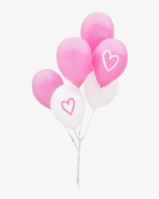 Heart Pink Balloons Png, Transparent Png, Free Download