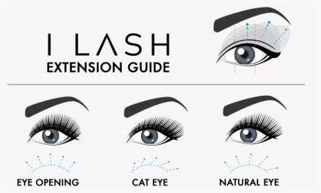 Eye Opening Shape - Eyelash Extension Template, HD Png Download, Free Download