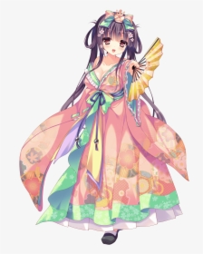 Princess Anime Kimono, HD Png Download - kindpng