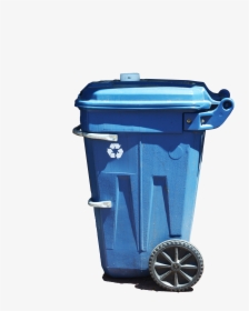Garbage Bin Png - Garbage Can Side View, Transparent Png, Free Download