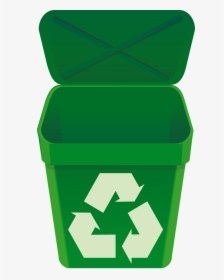 Open Trash Can Png - Open Recycling Bin Png, Transparent Png, Free Download