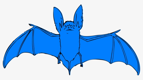 Bat, Blue, Animal, Halloween, Night, Spooky, Mammal - Bat Clip Art, HD Png Download, Free Download