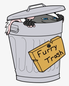 Furry Trash - Cartoon, HD Png Download, Free Download