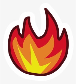 Image Cj Club Penguin - Fire Icon Png Transparent, Png Download, Free Download